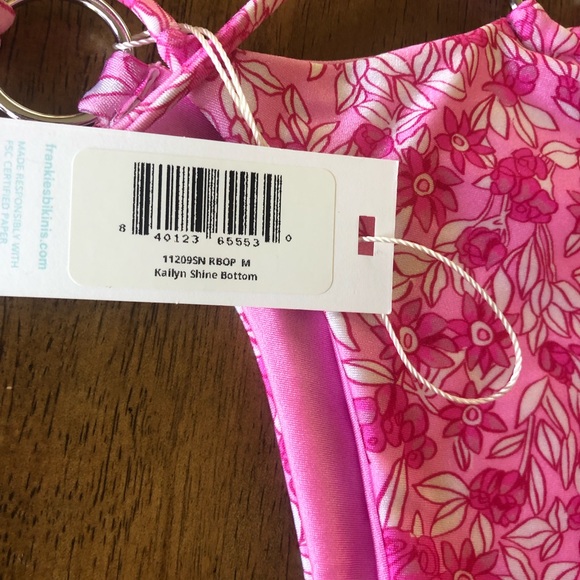 NWT Frankies Bikini Kailyn Shine Bottom - Picture 3 of 3